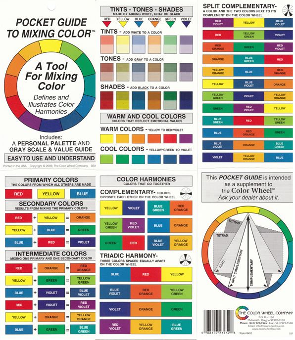 Color Mixing Guide Pdf